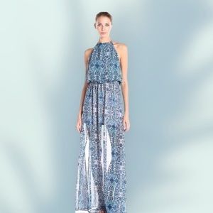 💕RARE FABRIC💕 SHOW ME YOUR MUMU HALTER DRESS  NWT